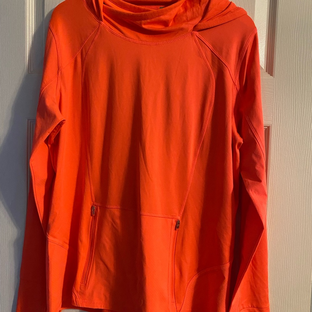 Athleta like new Vibrant Orange Hoodie